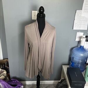 INC International Concepts Taupe Women's Cardigan